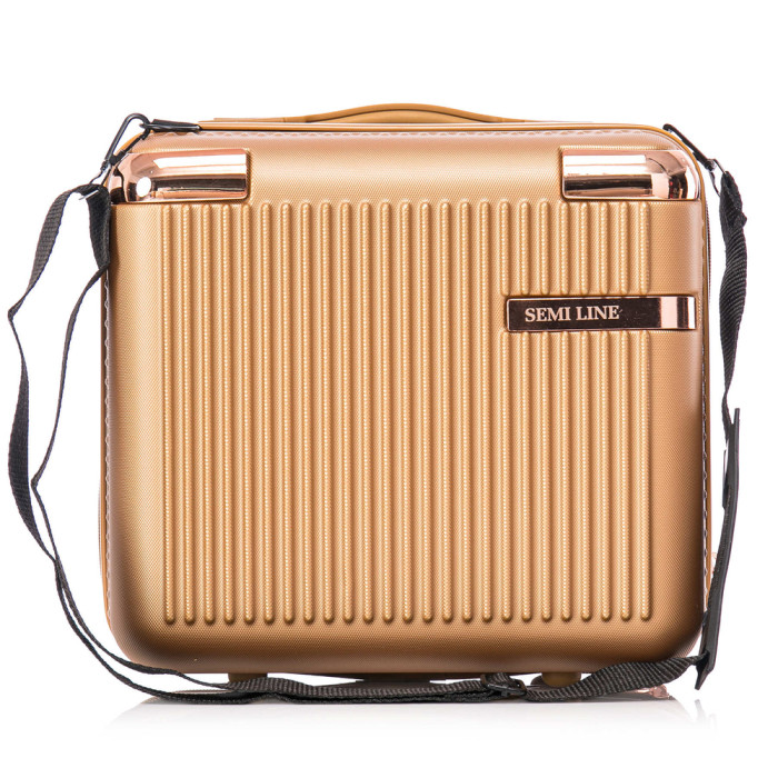 Бьюті-кейс Semi Line 16L Gold (T5663-2) 