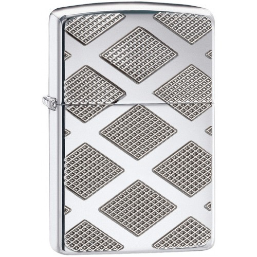 Запальничка Zippo Armor Carved Chrome Diamond 28637 