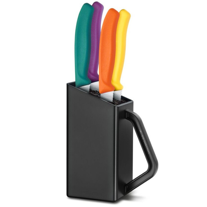 Набір ножів для стейка та піци з підставкою Victorinox SWISS CLASSIC 6.7126.4C1