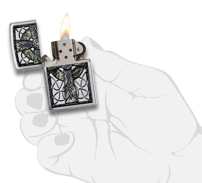 Запальничка Zippo 200 Сeltic Cross Design 29622 