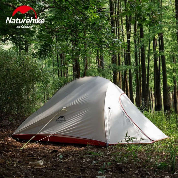 Намет Naturehike Сloud Up 2 Updated NH17T001-T, 210T надлегка двомісна з футпринтом, помаранчевий 