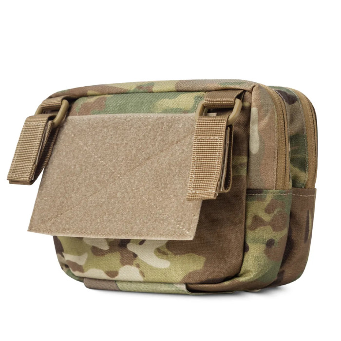 Сумка-напашник Ukrarmor PRO. Розмір L (16х28 см). Матеріал Cordura 500D Мультикам 