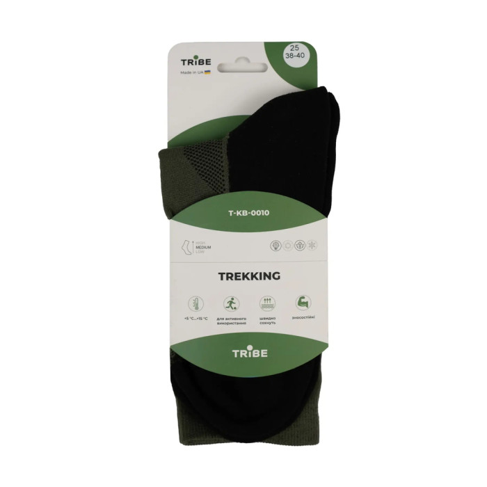 Шкарпетки Tribe Trekking T-KB-0010-black, 41-43 