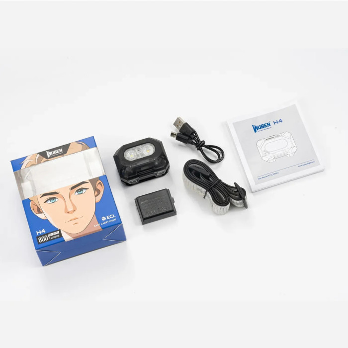 Ліхтар Wuben H4, чорний 