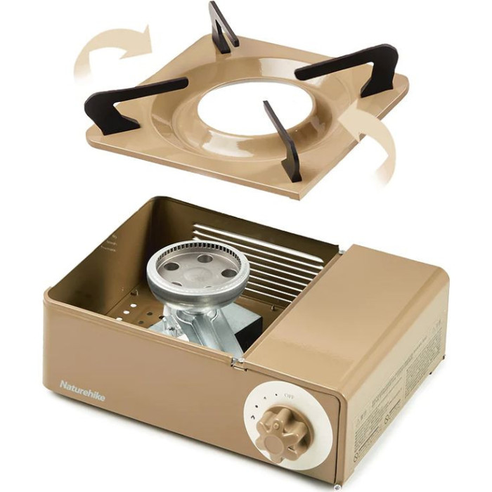 Пальник газовий Naturehike CNH22CJ008, коричневий 