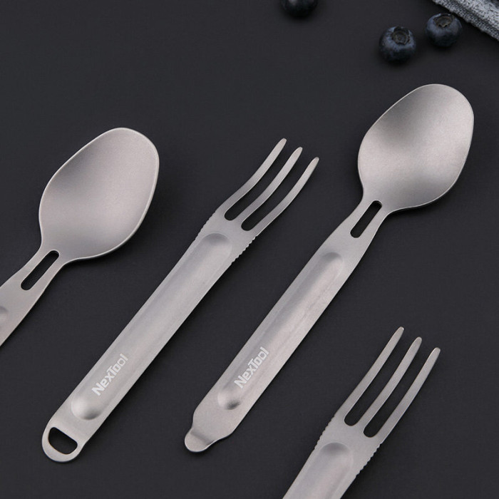 Столовий прилад NexTool Outdoor Spoon Fork NE0124 