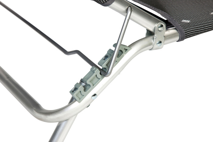 Ліжко розкладне Bo-Camp Sun lounger 3 Positions Anthracite (1304480) 