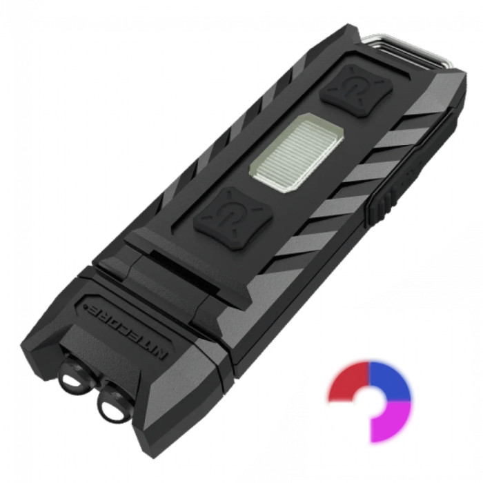 Ліхтар наключний багатофункціональний Nitecore THUMB LEO (1LED + UV LED, 45 люмен, 3 режими, USB) 