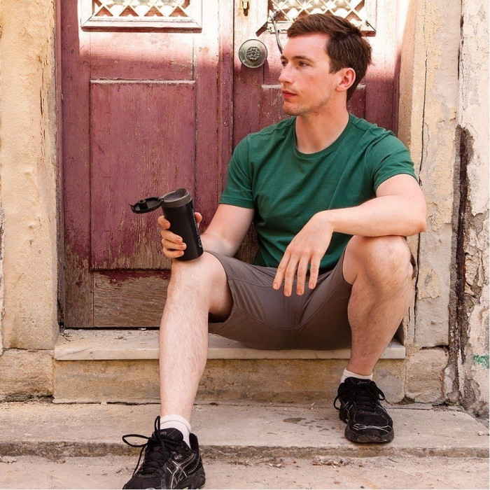 Кружка Lifeventure Flip-Top Thermal Mug, Black 