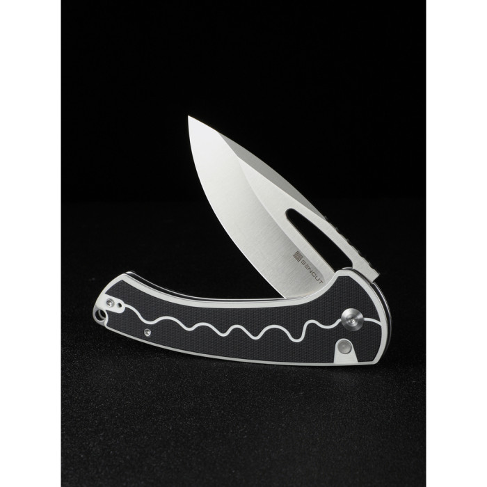 Ніж складаний Sencut Squiggy White/Black S24082A-1 