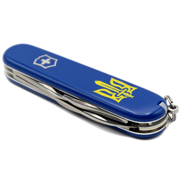 Складаний ніж Victorinox SPARTAN UKRAINE Тризуб ОУН жовт. 1.3603.2_T0308u 