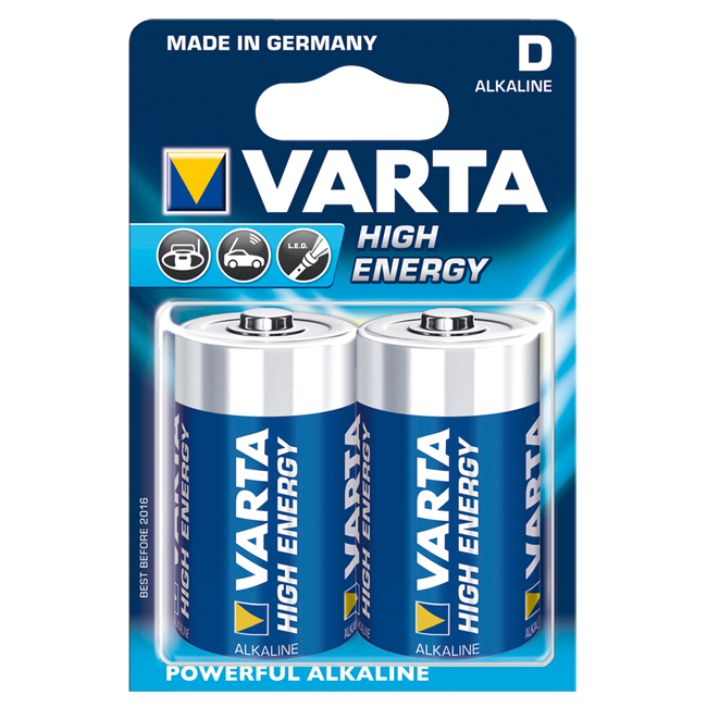 Батарея живлення Varta D (R20) 