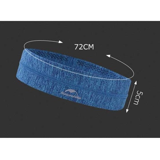 Пов'язка на голову Naturehike Outdoor Sport Sweatband blue NH17Z020-D 