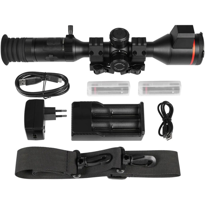 Приціл тепловізійний Guide TU650L 3.0 3.9-31.2x50 640x512@12μm з далекоміром 1500м 