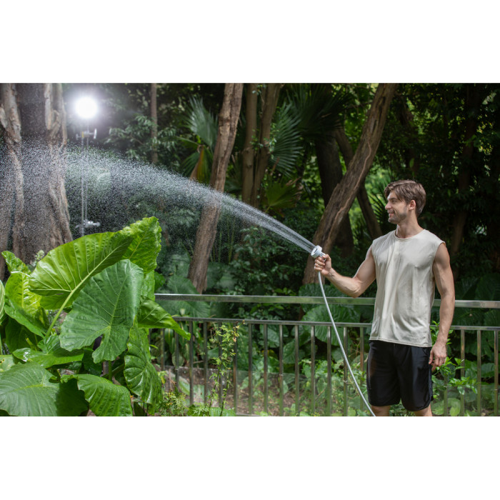 Душ портативний з насосом на акумуляторі Flextail Max Shower, білий 