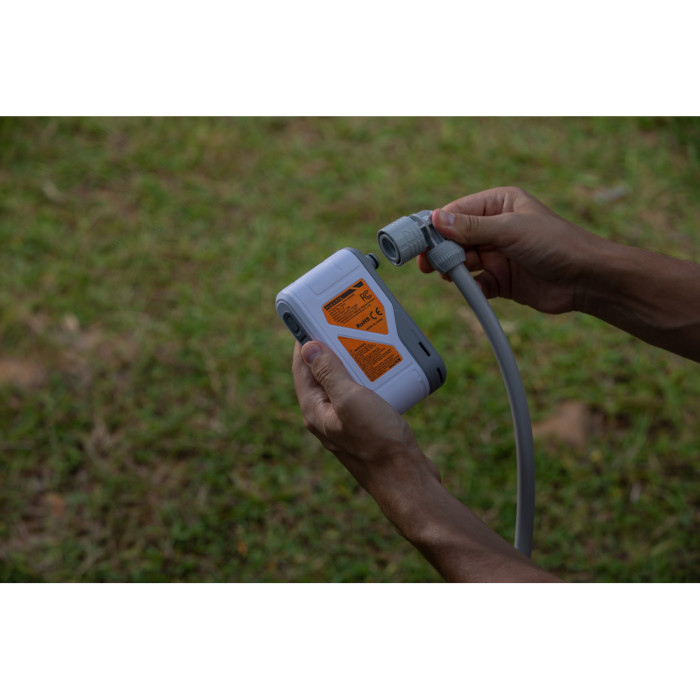 Душ портативний з насосом на акумуляторі Flextail Max Shower, білий 