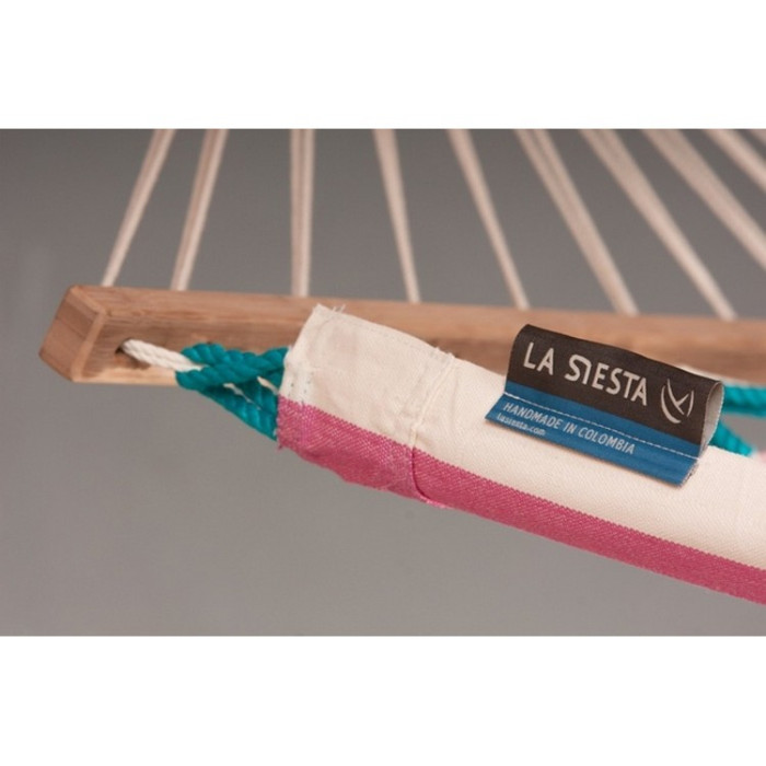 Гамак двомісний з рейками La Siesta Colada COR14-7 lychee 