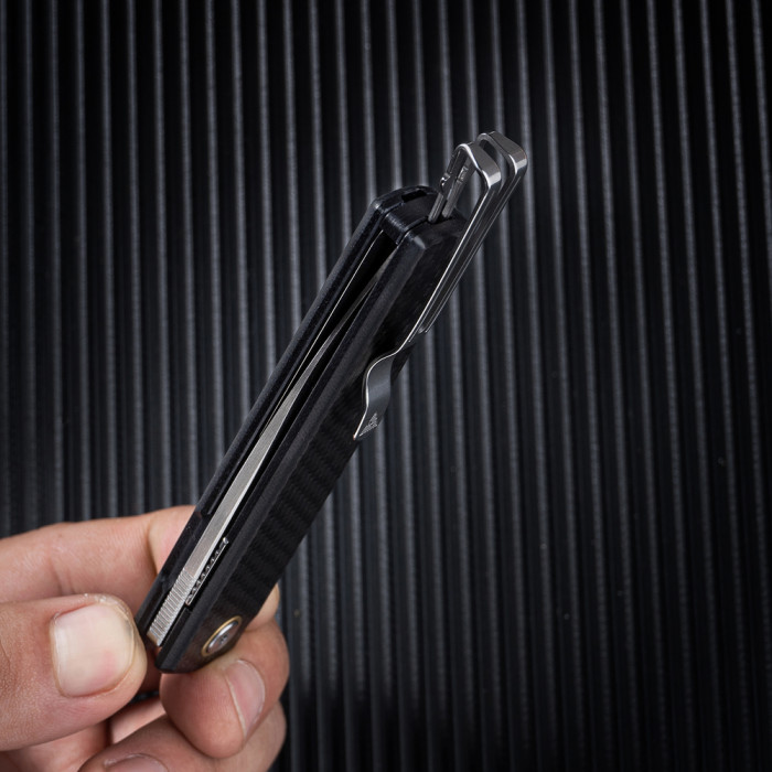 Ніж складаний SRM 408L-KB, чорний 