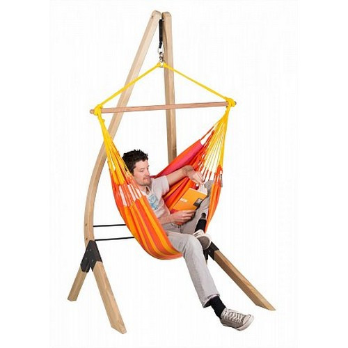 Стілець-гамак зі стійкою La Siesta SNC145VEA131 mandarine 