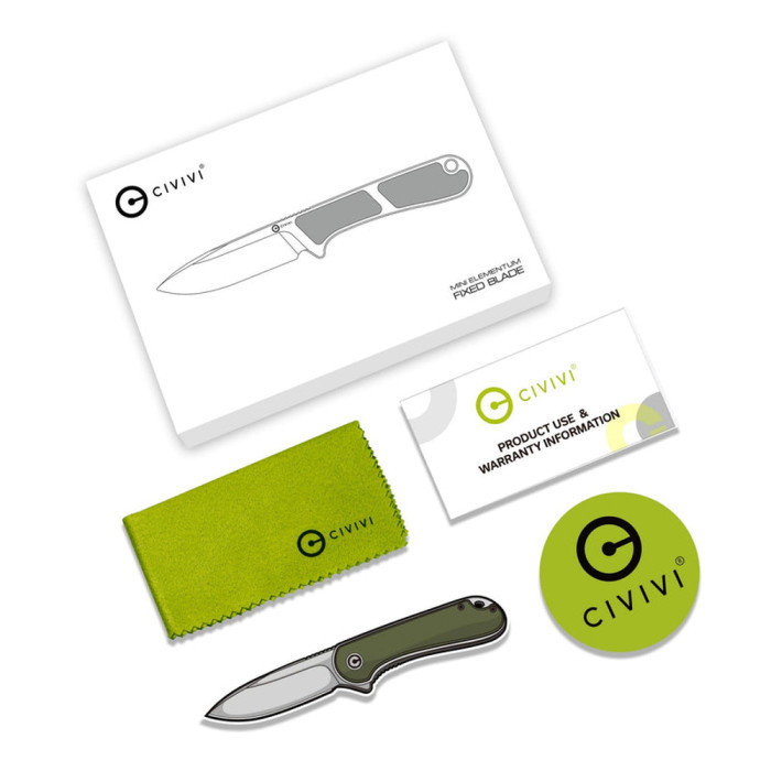 Ніж Civivi Mini Elementum Fixed Blade C23010-1 