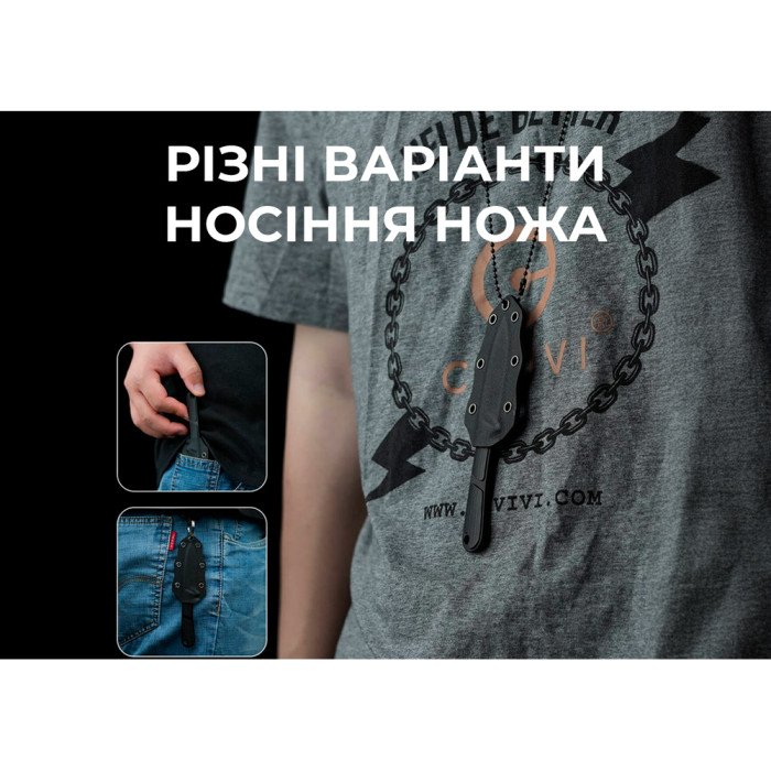 Ніж Civivi Mini Elementum Fixed Blade C23010-1 