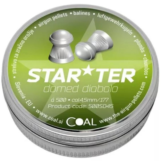 Кулі Coal Starter Domed 4,5 мм 0,52 г 500 шт/уп 