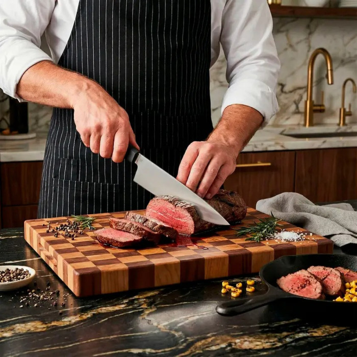 Ніж кухонний Butterfork Chef’s Knife AR-RPM9 ABS Dark Grey 