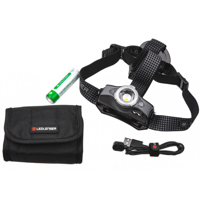 Налобний ліхтар LedLenser MH11 Black & Gray "Outdoor", 750л, заряджається 