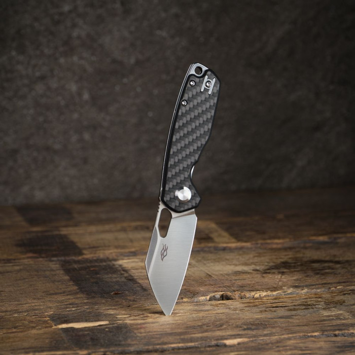 Нiж складаний Firebird FH924-CF, чорне тиснення 