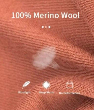 Багатофункціональна пов'язка Naturehike Wool scarf Червона 