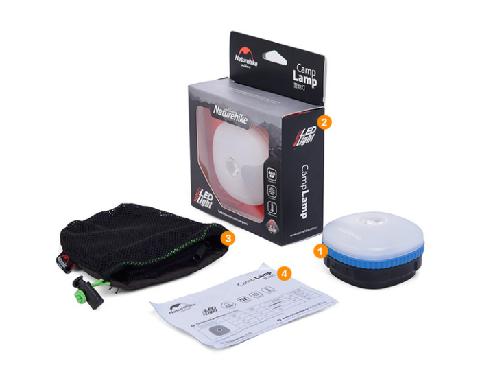 Ліхтар кемпінговий Naturehike D300 charge version NH16D300-C Помаранчевий 