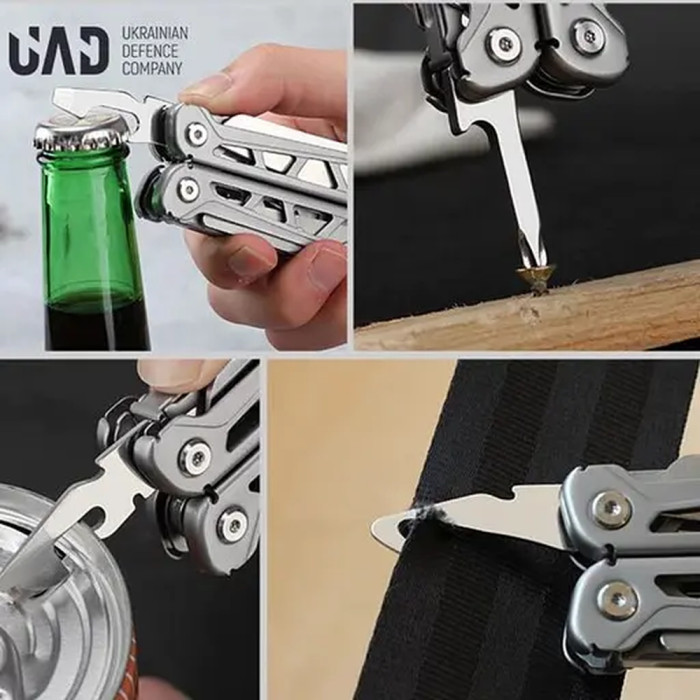 Мультитул професійний UAD MasterGear 17 інструментів 420/440 Чорний 