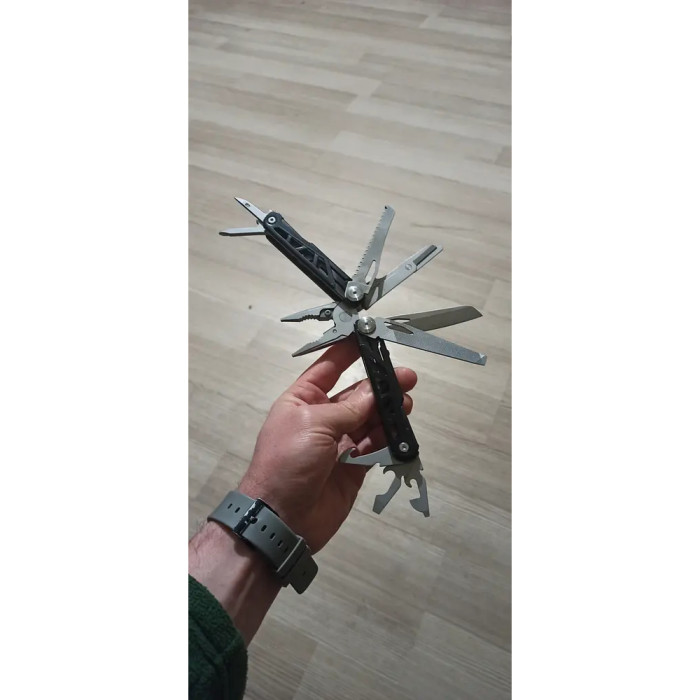 Мультитул професійний UAD MasterGear 17 інструментів 420/440 Чорний 