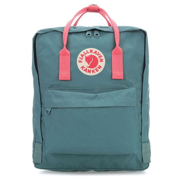 Рюкзак Fjallraven Kanken Frost Green-Peach Pink 