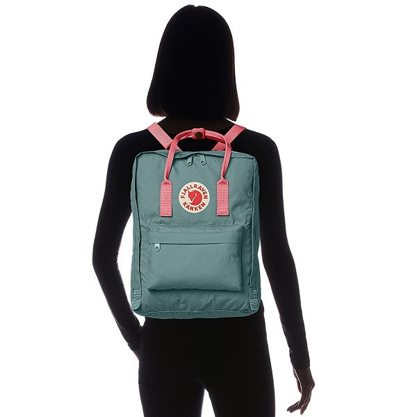 Рюкзак Fjallraven Kanken Frost Green-Peach Pink 