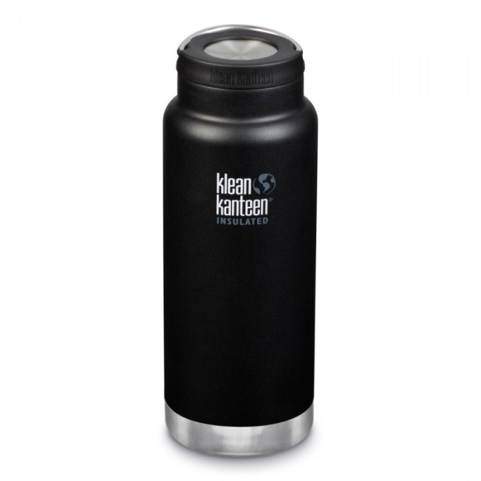 Термобутилка Klean Kanteen TKWide Loop Cap сланцевий чорний матовий 946 мл 