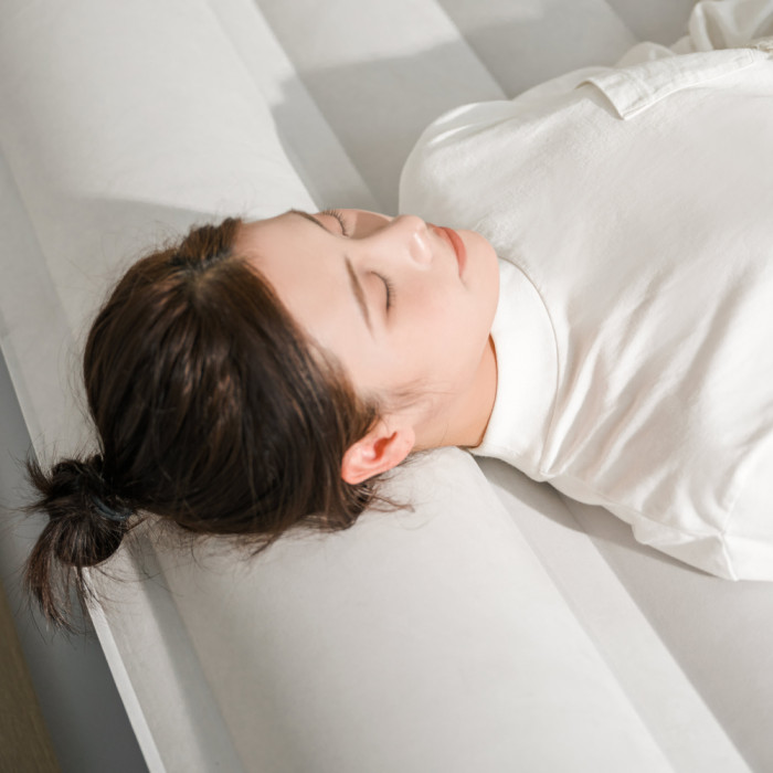 Самонадувний матрац, одномісний, із вбудованою помпою Naturehike CNK2450WS040, 250 мм, сірий 