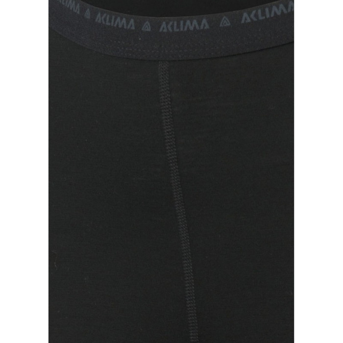 Термокальсони жіночі Aclima LightWool Longs Woman JetBlack, L 