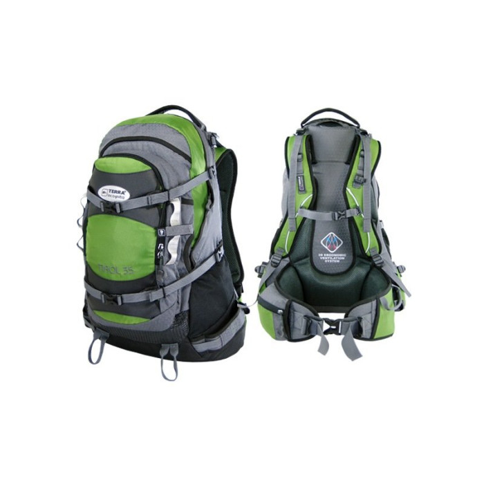 Рюкзак Terra Incognita Tirol 35, червоний 