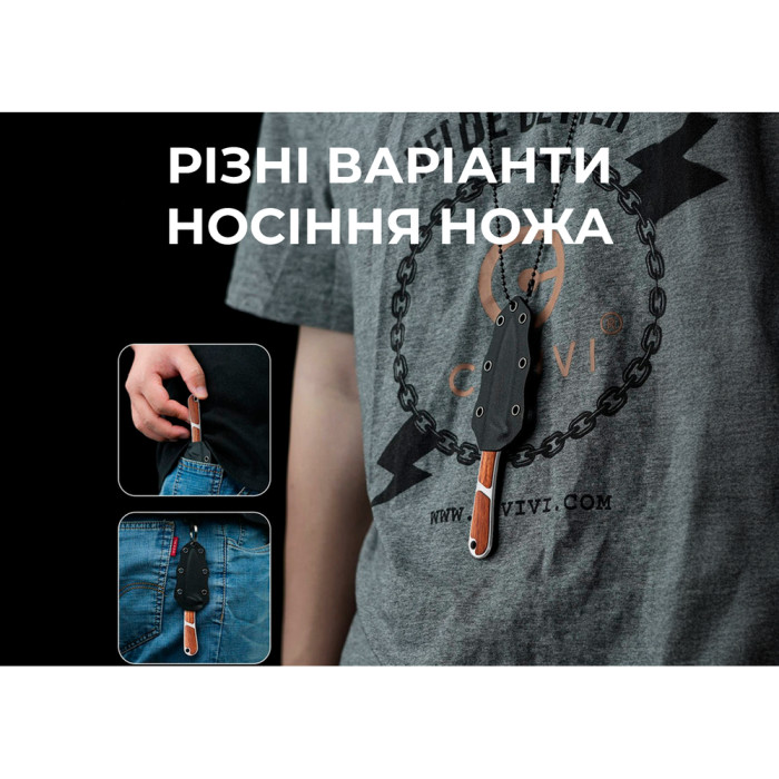 Ніж Civivi Mini Elementum Fixed Blade C23010-4 