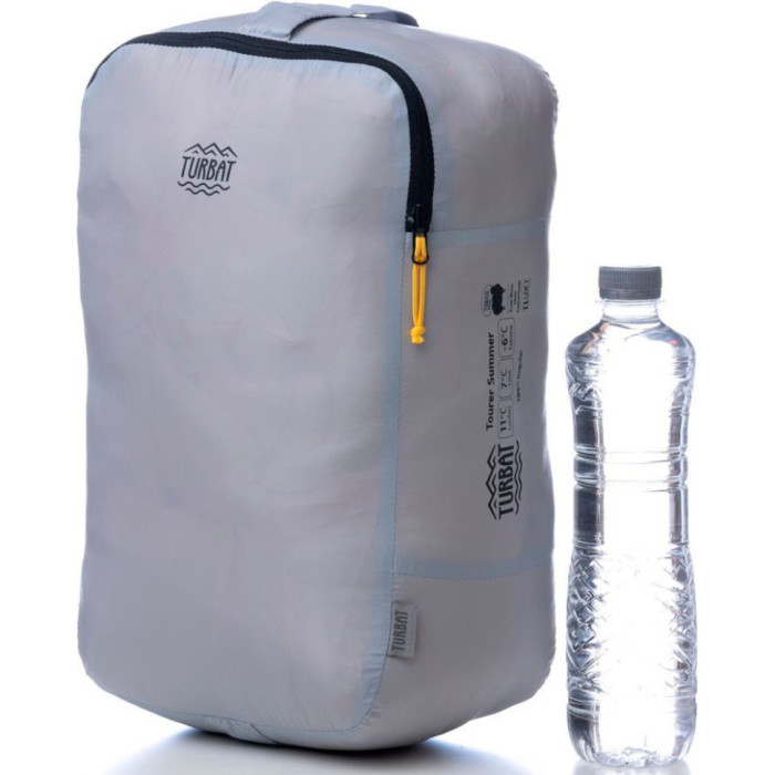 Спальник Turbat Tourer Summer gold fusion/dawn blue - 195 см - жовтий/сірий 