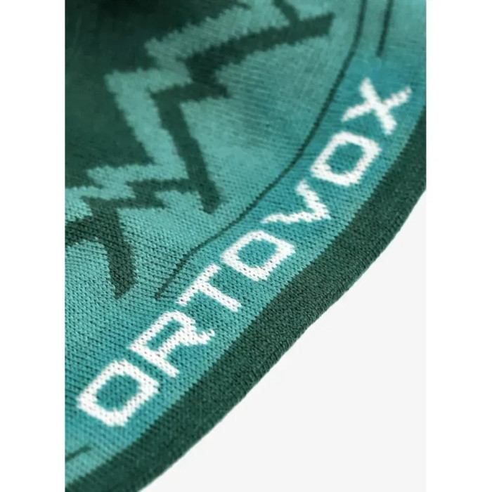Шапка Ortovox PEAK BEANIE pacific green - бірюзовий 