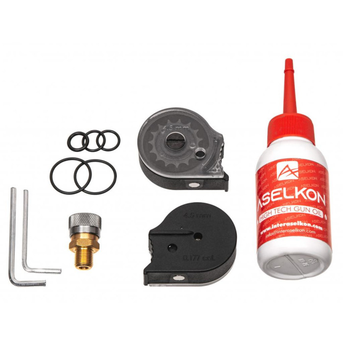 Пневматична PCP гвинтівка Aselkon MX7-S Black кал. 4.5 