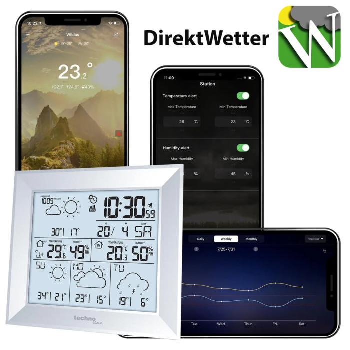 Метеостанція Technoline DirektWetter WD2000 Silver (WD2000) 
