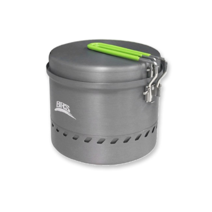 Набір туристичного посуду (каструля + сковорідка) BRS-TS19С, 2,5л, алюміній 