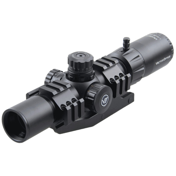Приціл оптичний Vector Optics  MUSTANG GENII 1-4X30 (30 мм) Illum. SFP 