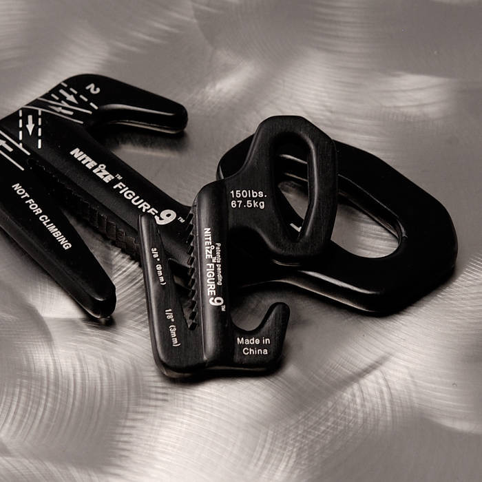 Кріплення троса Nite Ize Figure 9 Small, чорне, (F9S-02-01) 