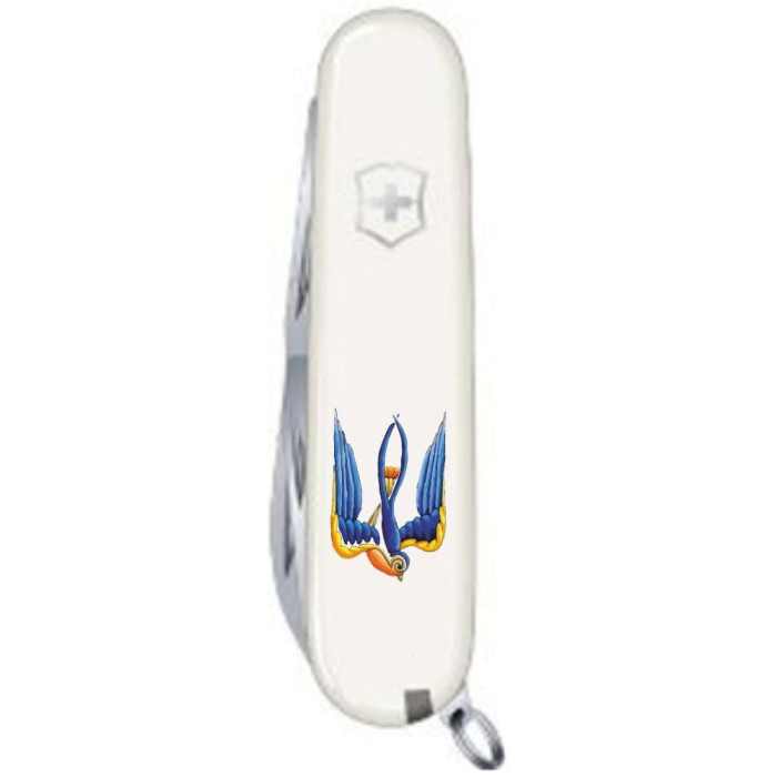 Ніж Spartan Ukraine 91мм/12функ/біл /Тризуб-Ластівка 