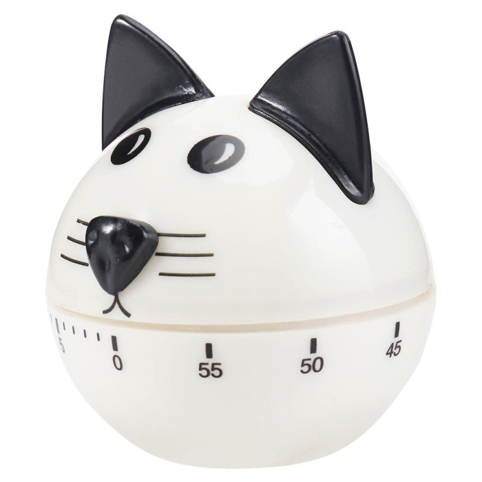 Таймер кухонний Moller Cat White (601007) 