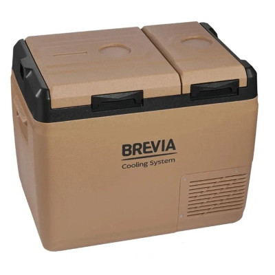 Портативний холодильник BREVIA 39L, двокамерний (23400)